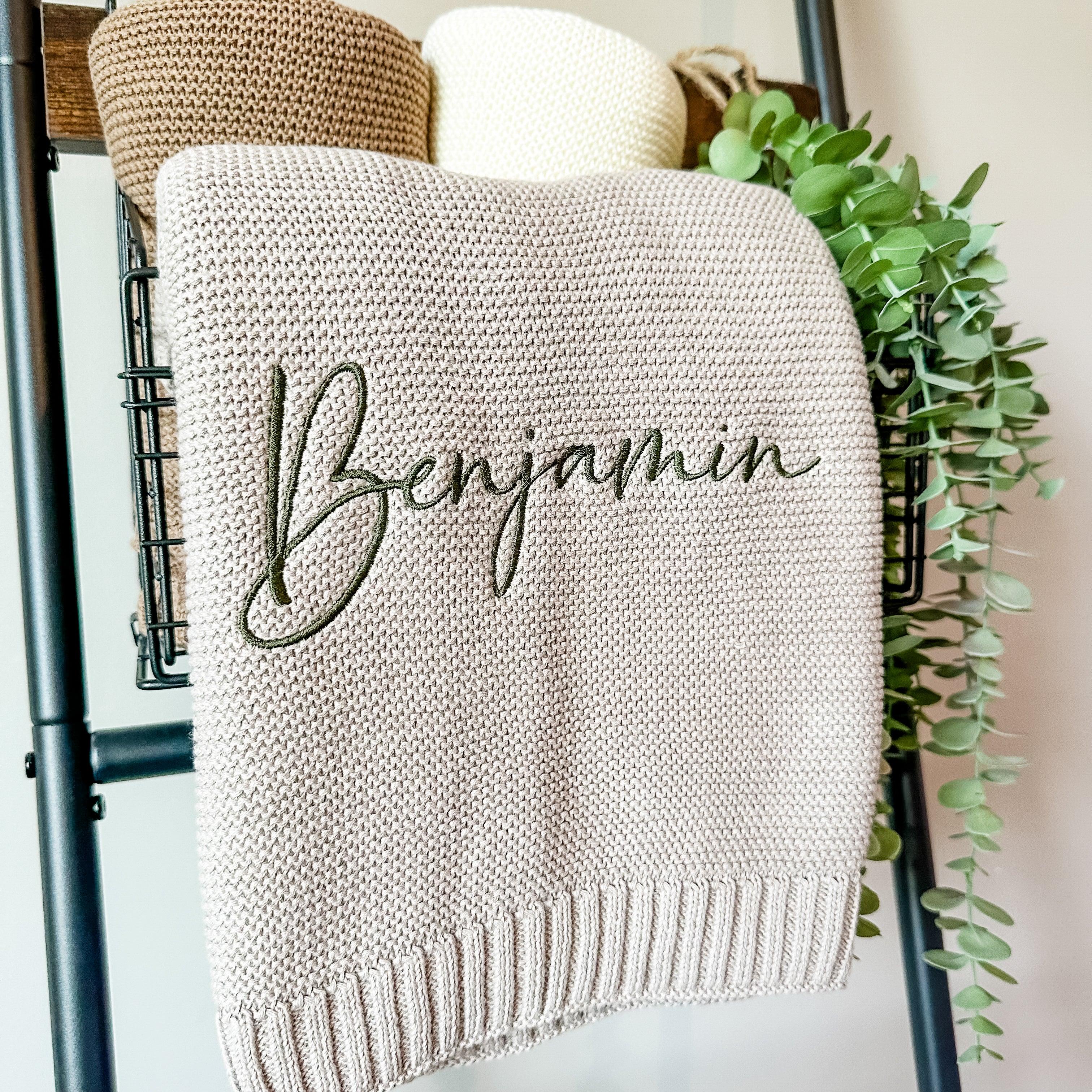 Personalized Baby Name Blanket