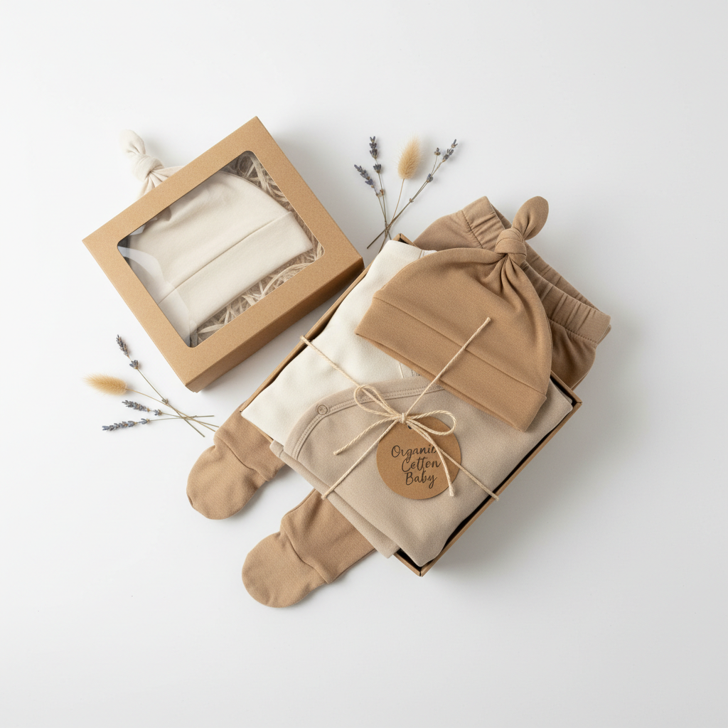 Organic Cotton Layette Gift Set – Newborn to 6 Months